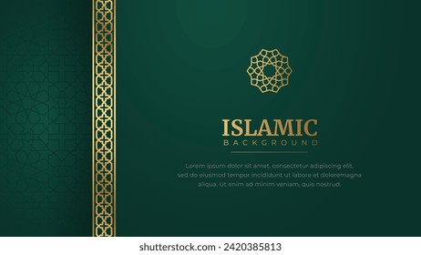 Islamischer arabischer Stil, Luxus-Ornament-Hintergrund mit Platz für Text