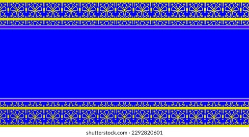 Islamischer arabischer Textraum Luxus-arabischer Muster-Hintergrund mit eleganter goldener Grenze