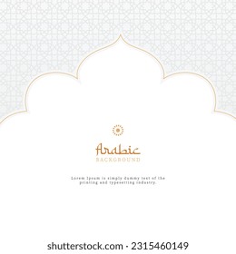Islamic arabic vector background. Abstract background. Arabic greetings template.