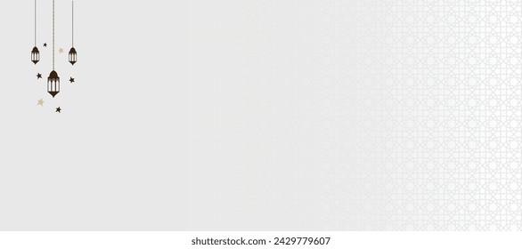 Islamisch-arabischer Vektorhintergrund. Abstrakter Hintergrund. Ramadan kareem Grüße Vorlage. 