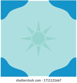 Islamic arch design template  stock