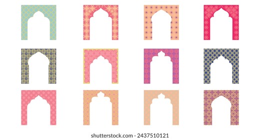 Islamic Arch Ornament Vector Art
