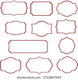 Arcos islámicos o ventanas en el estilo oriental de Ramadán Kareem y Eid Mubarak, islámico, árabe, estilo musulmán, burbuja de discurso islámico