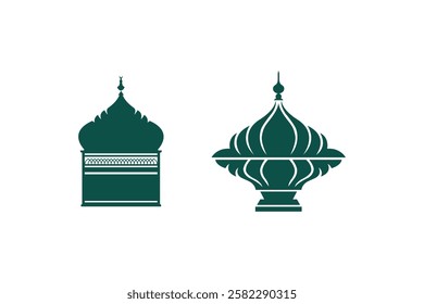  Islamic Architectural Elements: Mosque Dome and Decorative Bowl