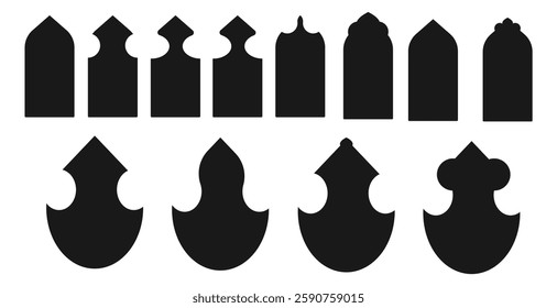 Islamic Architectural Shapes design vector