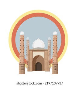 Islamic Architecture - Icon Illustration as EPS 10 File 