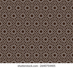 Islamic art background seam pattern