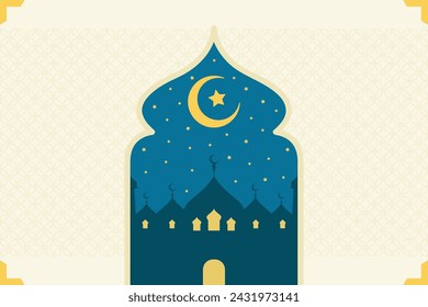 Islamische Kunstelemente für muslimische Feiern