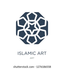 islamic art icon vector on white background, islamic art trendy filled icons from Art collection, islamic art vector illustration