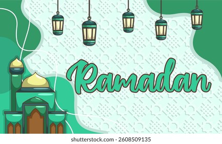  islamic art mubarak ramadhan background