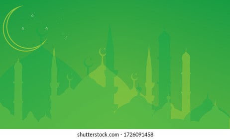 Islamic backgroud wallpaper vector illustration