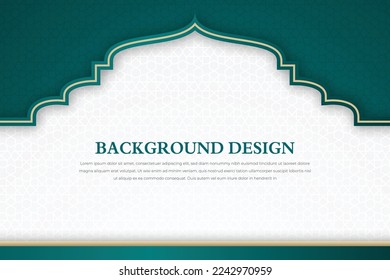 islamic background with arabic style and turkish ornament use for ramadan wallpaper and arabian texture