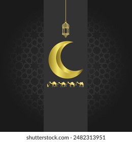 Islamic Background, can be used for greeting cards for major Islamic holidays, such as Eid Mubarak, Eid al-Adha, Islamic New Year, etc.