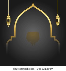 Islamic Background, can be used for greeting cards for major Islamic holidays, such as Eid Mubarak, Eid al-Adha, Islamic New Year, etc.