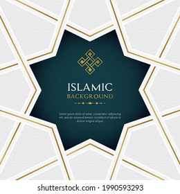 Islamic Background with creative pattern. Modern trendy banner or poster design