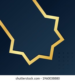 Islamic Background creative vector social media post template. for web landing page template, banner, presentation, social, and print media. islamic eid fitr or adha flat design vector illustration.