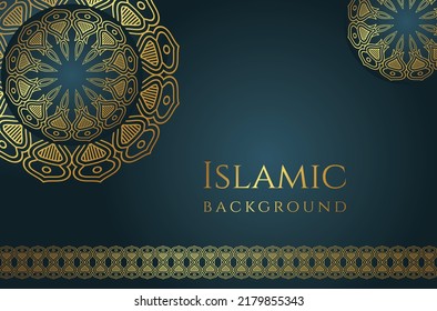 Islamic background with decorative ornament pattern. - Vector