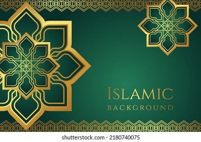 Islamic background with decorative ornament pattern. - Vector