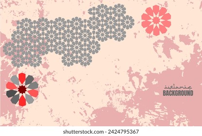 Islamic Background design Ramadan. Ramadan Background for cover, flyer, brochure, islamic. with empty space for text.