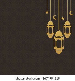 Islamic Background design for Ramadan Kareem Vector Illustration