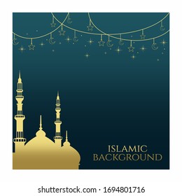 Islamisches Hintergrunddesign für Ramadan Kareem