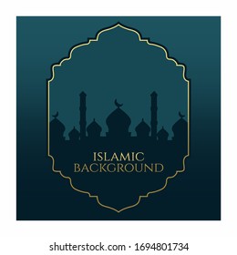 Islamisches Hintergrunddesign für Ramadan Kareem