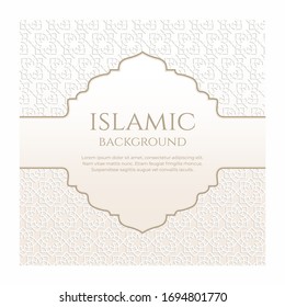 Diseño de fondo islámico para Ramadan Kareem