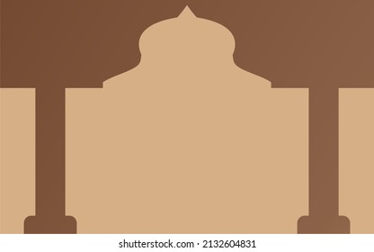 Islamic background design for ramadan kareem or eid mubarak vector image