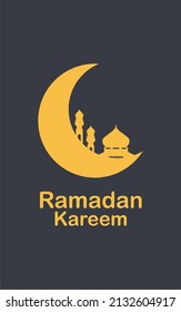 Islamic background design for ramadan kareem vector image