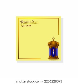 Islamic background design for ramadan kareem vector image