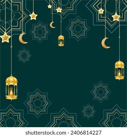 Islamischer Hintergrund-Design für Rmadhan Kareem 