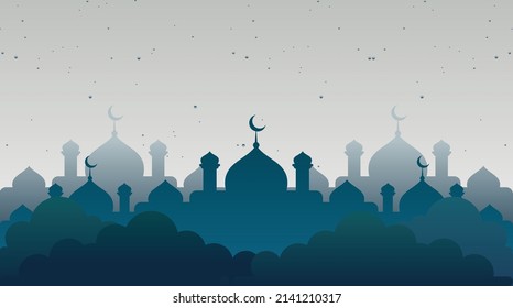 Antecedentes islámicos. Antecedentes de Eid Mubarak. Fondo Ramadan Kareem.