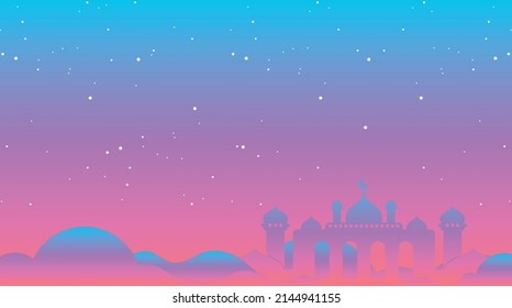 Antecedentes islámicos. Antecedentes de Eid Mubarak. Fondo Ramadan Kareem.
