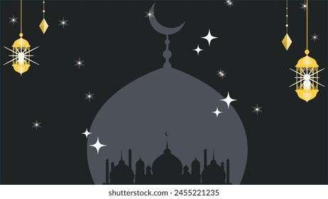 Islamic Background. Eid Mubarak Background. Ramadan Kareem Background.