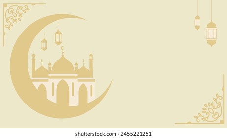 Islamic Background. Eid Mubarak Background. Ramadan Kareem Background.