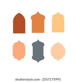 Islamic Background Frame in Oriental Style