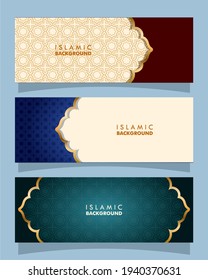 Islamischer Hintergrund mit FarbFarbFarbfarben und Ornamenten für das Design von Rmadan-Theme-Bannern und anderen Bannern