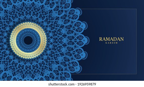 islamic background with mandala art concept, aesthetic background and luxury. 