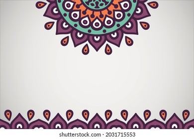 islamischer Hintergrund mit Mandalaelement