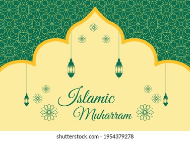 islamic background with muharam theme