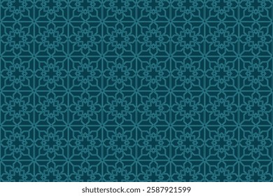 Islamic background with ornamental patterns