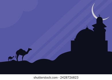 Islamic background for Ramadan or eid event