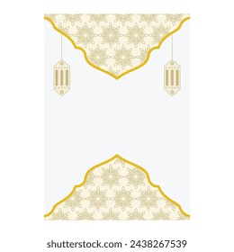 islamic background for ramadan or eid, vector illustration design. Suitable for poster, web, sosial media feed, etc.Eps 10