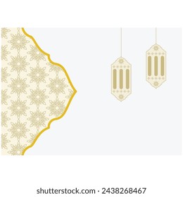 islamic background for ramadan or eid, vector illustration design. Suitable for poster, web, sosial media feed, etc.Eps 10