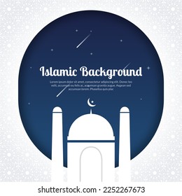 islamic background, Ramadan kareem ilustrasi islam