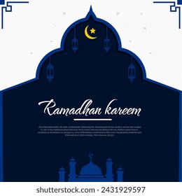 islamic background, Ramadan kareem ilustrasi islam for social media