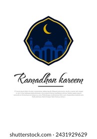 islamic background, Ramadan kareem ilustrasi islam for social media