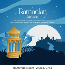 vetor de ramadan kareem de fundo islâmico 