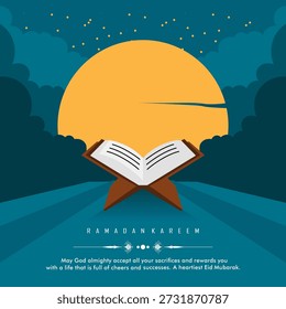 islamic background ramadan  kareem vector 