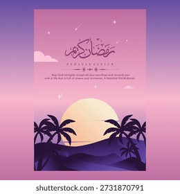 islamic background ramadan  kareem vector 